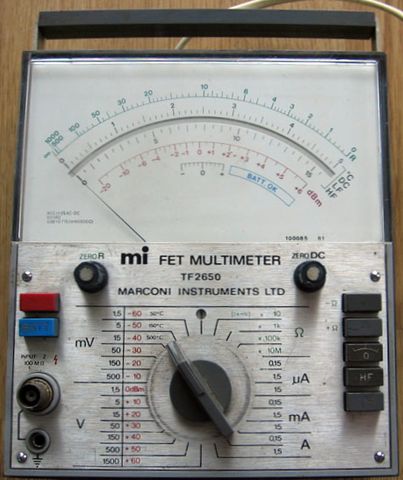 TF-2650 FET Multimeter (Marconi Instruments Ltd.)